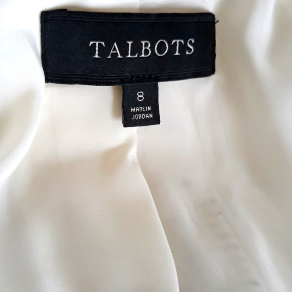 Talbots/ Woven/ Single Button Front Blazer - Picture 12 of 13